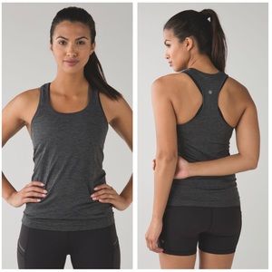 LULULEMON Gray Swiftly Tech Racerback Tank Top